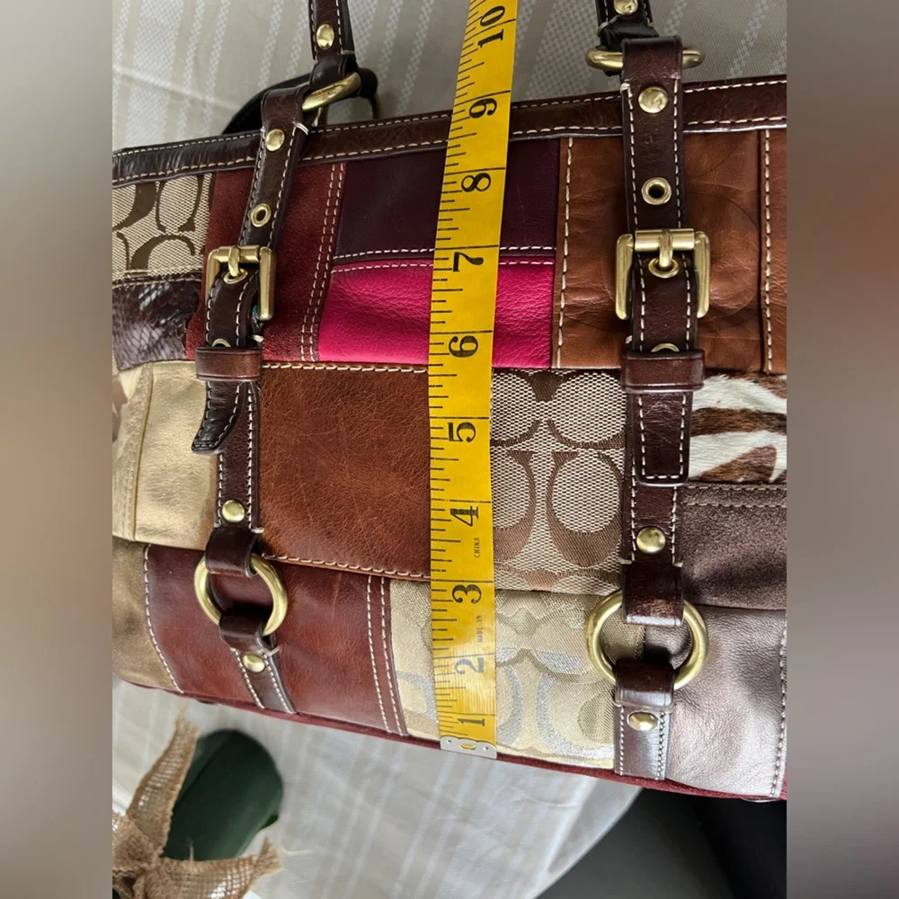 LAST CHANCE- Coach Patchwork Tote - Picture 9 of 15